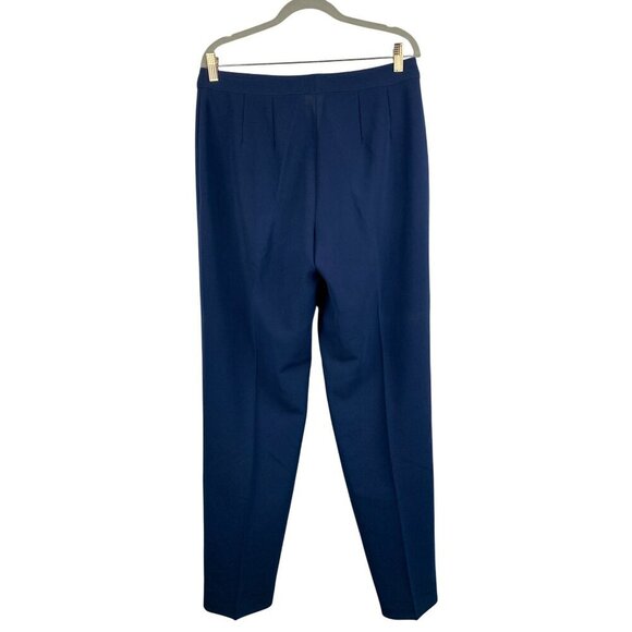 St. John Womens Blue Trousers Size 10 - Picture 2 of 4